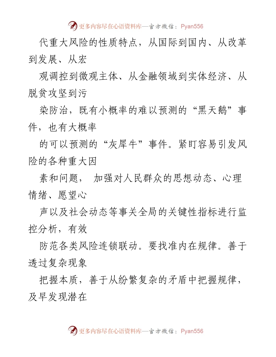 [工作报告] 区委会议 - 防范化解重大风险工作报告.docx_第2页