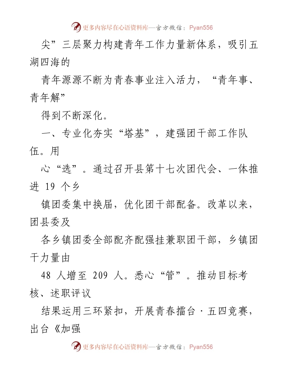 [工作总结] 青年工作改革 - 三层聚力构建青年工作力量新体系.docx_第2页