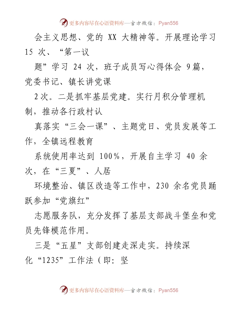 [工作总结] 镇政府 - 2024年上半年工作总结及下半年工作谋划.docx_第2页
