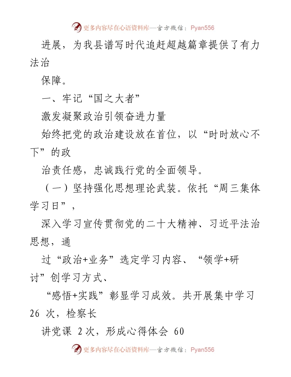 [工作报告] 大会 - 延川县人民检察院2022年工作总结报告.docx_第2页