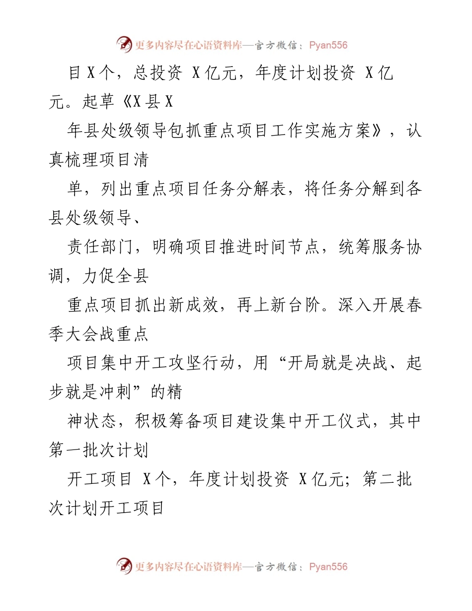[工作总结] 项目建设推进会议 - 加强项目建设，推动投资增长新成效.docx_第2页