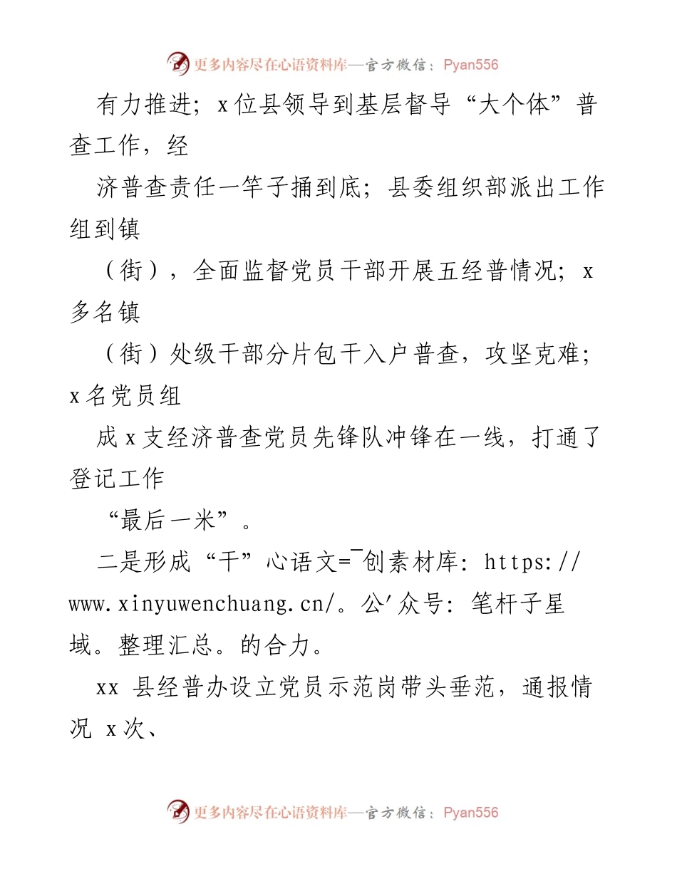 [工作总结] 经济普查工作推进 - 党建引领下的经济普查工作实践与成效.docx_第2页