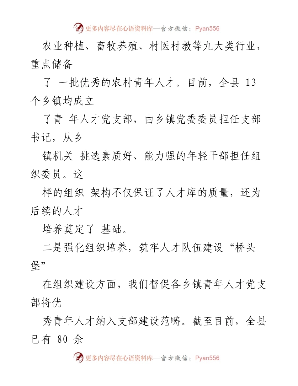 [工作总结] 青年人才党支部 - 加强青年人才党支部建设 助力乡村振兴.docx_第2页