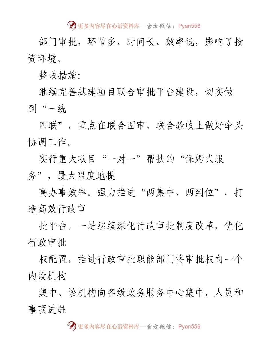 [工作总结] 能力作风建设年 - 政务服务审批效率提升问题与整改措施汇编.docx_第2页