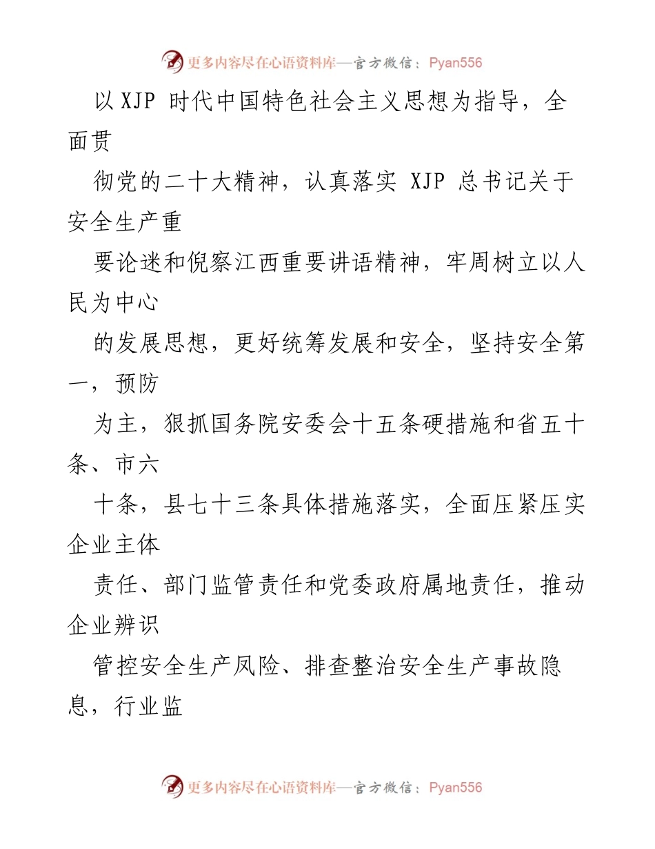 [工作方案] 安全生产专项整治 - XX县安全生产重大风险隐患专项整治工作方案.docx_第2页