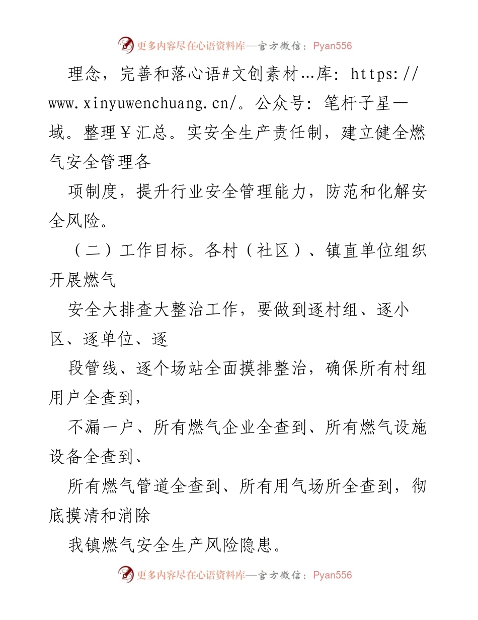 [工作方案] 乡镇燃气安全生产 - 乡镇燃气安全生产排查整治实施方案.docx_第2页