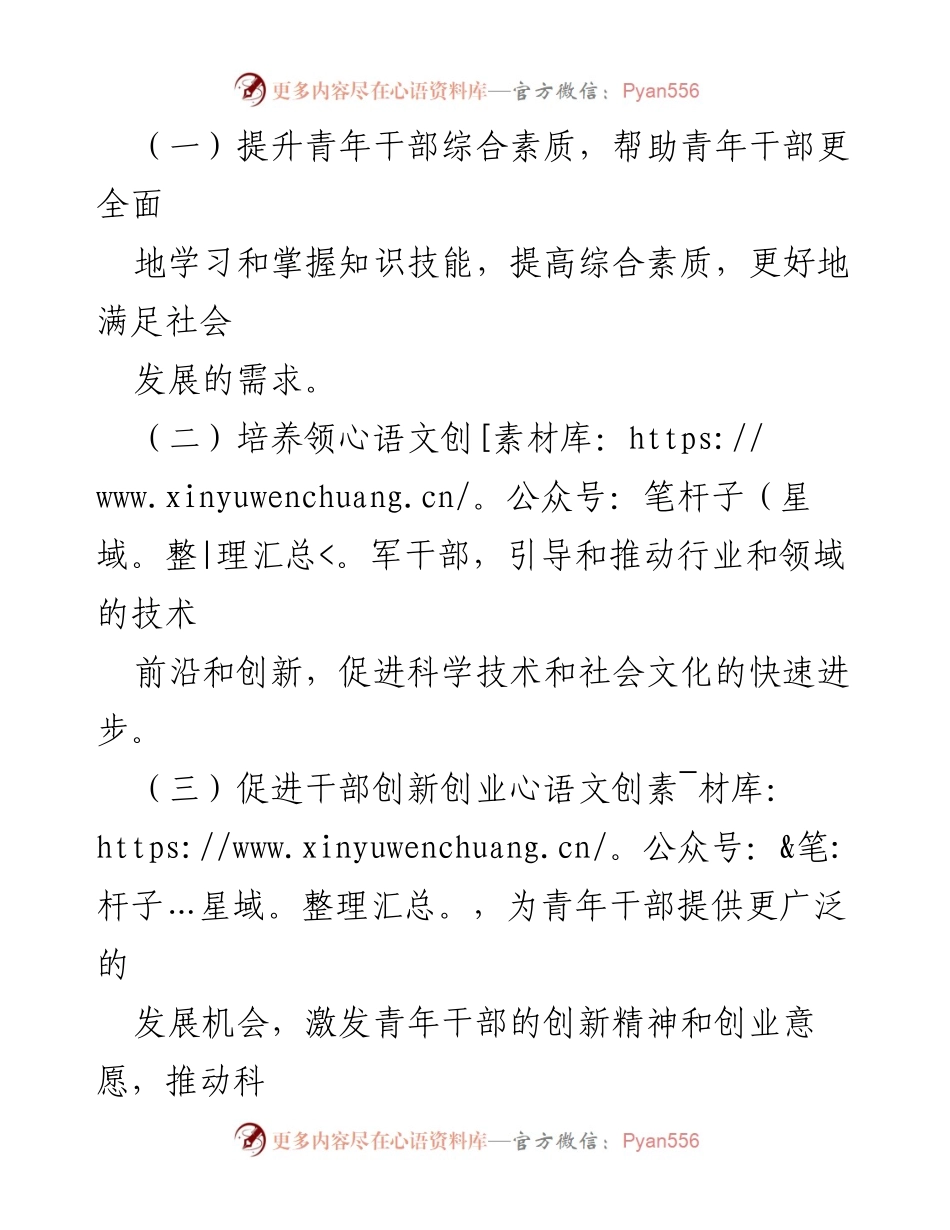 [工作方案] 青年干部培养 - 新时代青年干部培养机制建设方案.docx_第2页