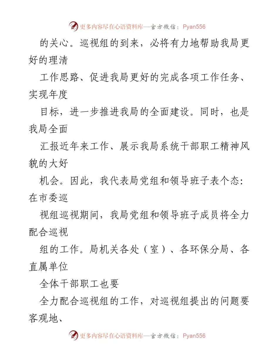 [工作汇报] 巡视工作 - 被巡查单位工作汇报材料.docx_第2页