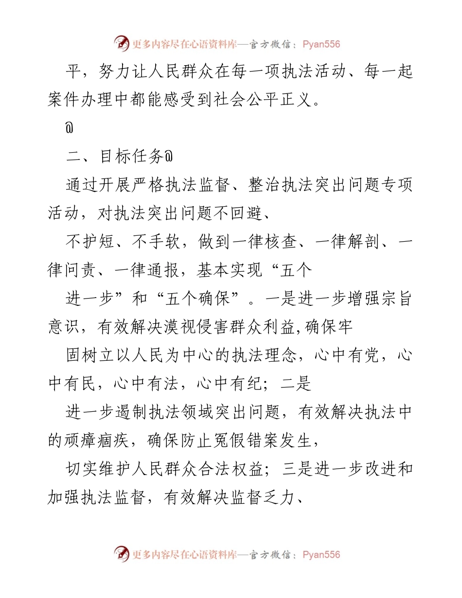 [工作方案] 公安机关 - 严格执法监督专项活动方案.docx_第2页