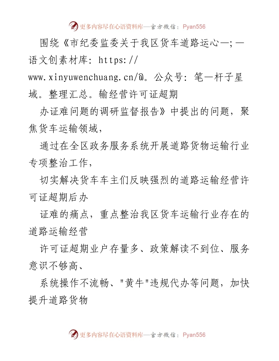 [工作方案] 政务服务系统 - 道路货物运输行业专项整治工作方案.docx_第2页