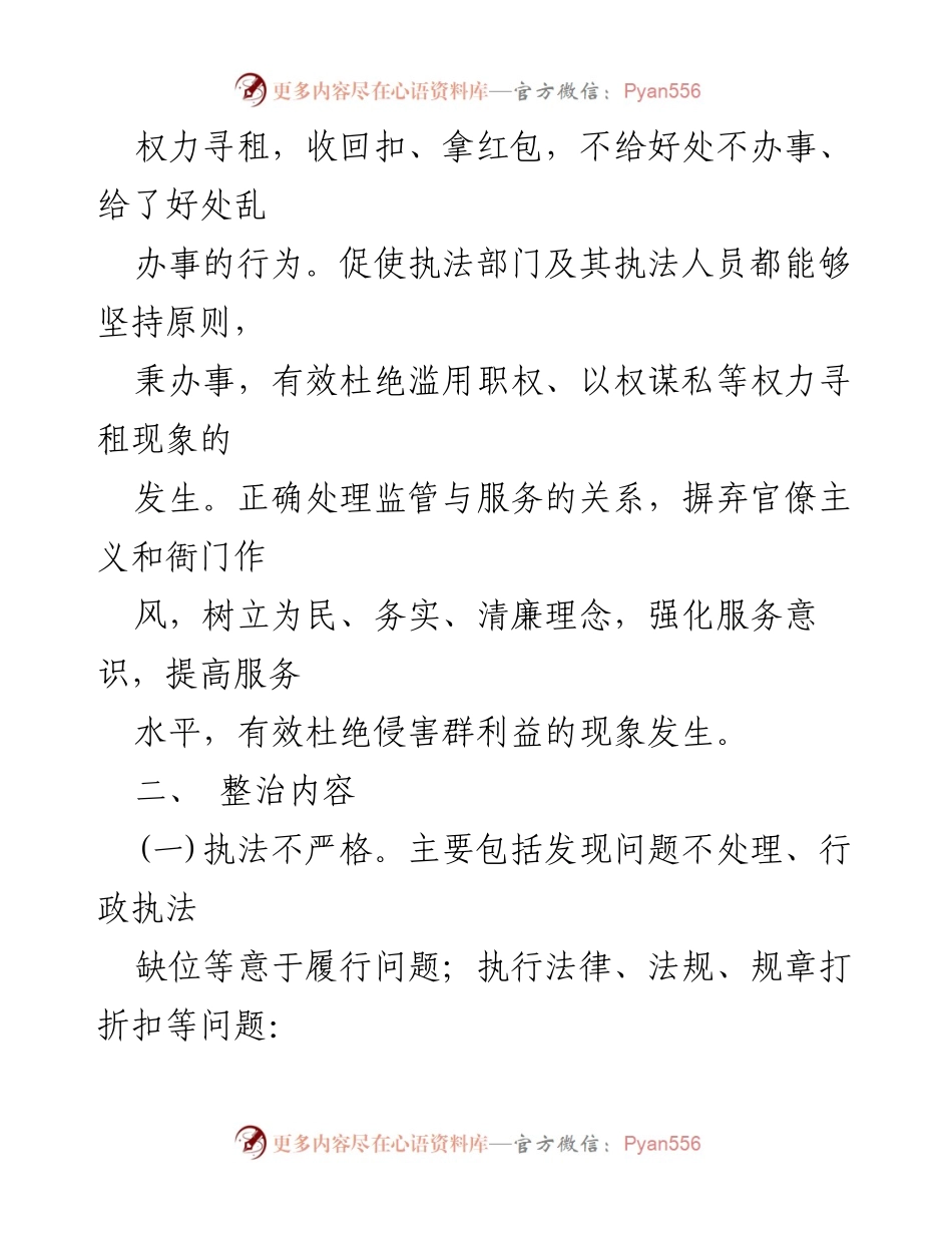 [工作方案] 行政执法领域 - XX市分局行政执法专项整治工作方案.docx_第2页