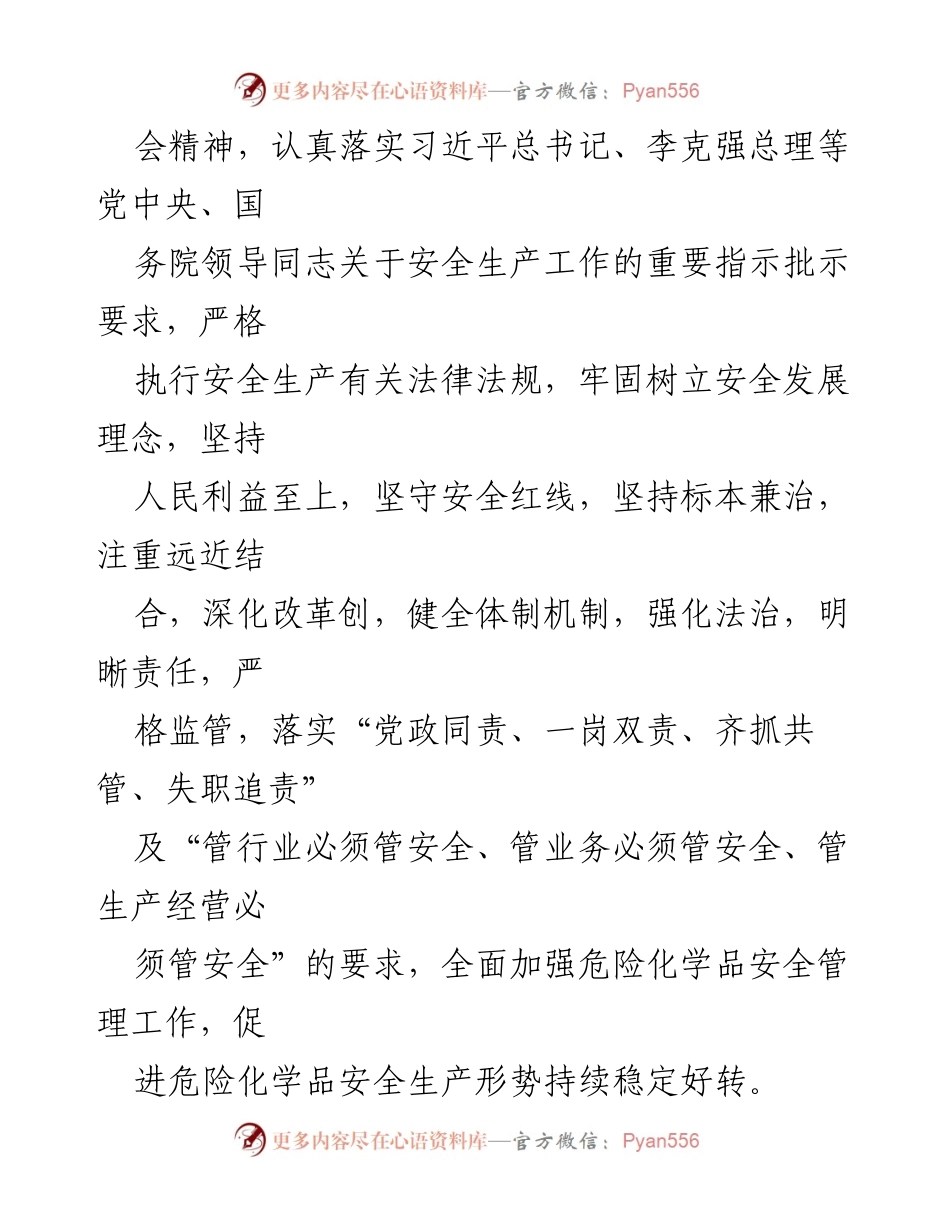 [工作方案] 安全生产 - 危险化学品安全综合治理方案.docx_第2页