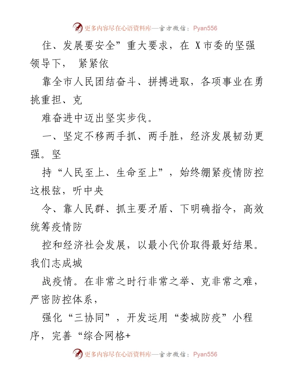 [工作报告] 政府会议 - X市2023年政府工作报告_3.docx_第2页