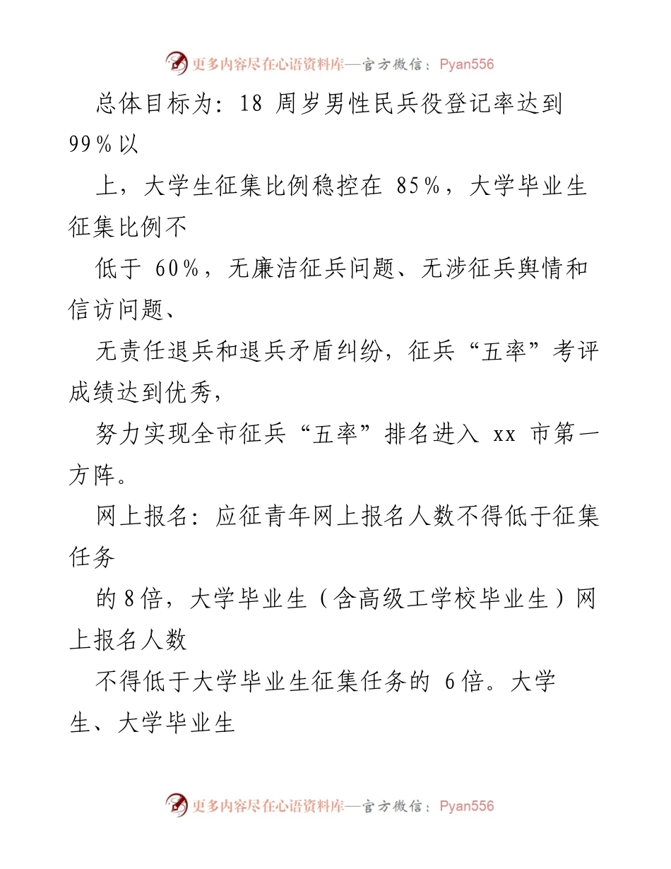 [工作方案] 征兵工作 - xx市2023年上半年征兵工作实施方案_1.docx_第2页