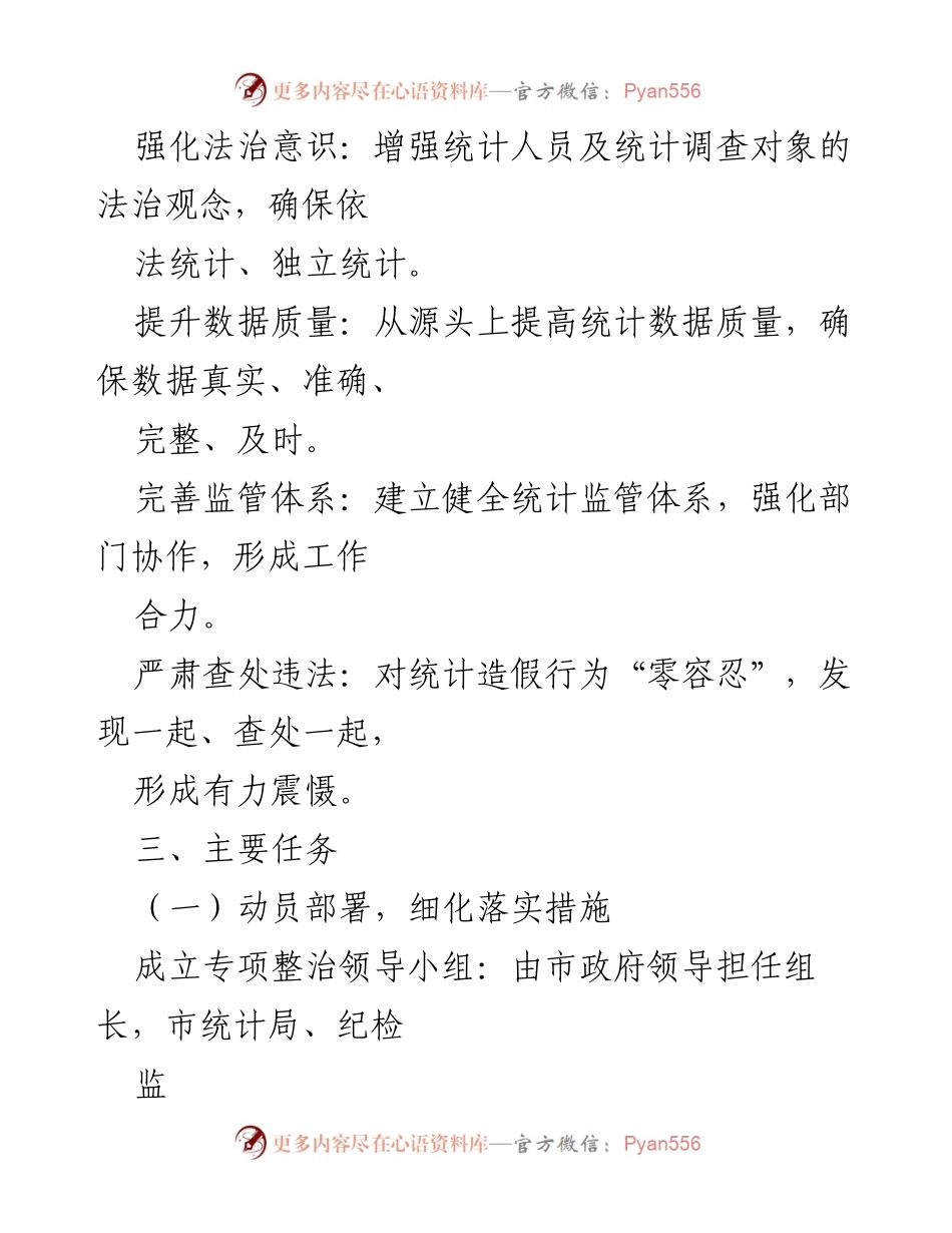 [工作方案] 专项整治 - X市统计造假问题专项整治工作方案.docx_第2页