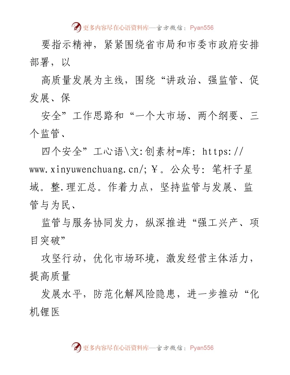 [工作要点] 市市场监督管理局 - 2024年度市场监管工作要点与发展目标.docx_第2页