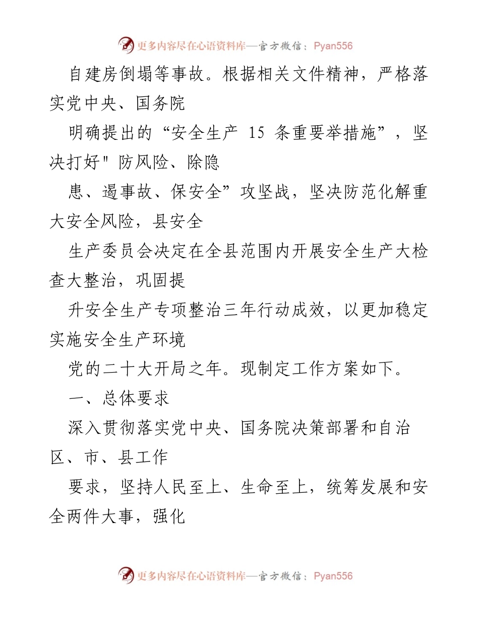 [工作方案] 安全生产会议 - 2023年重大事故隐患专项排查整治行动方案.docx_第2页