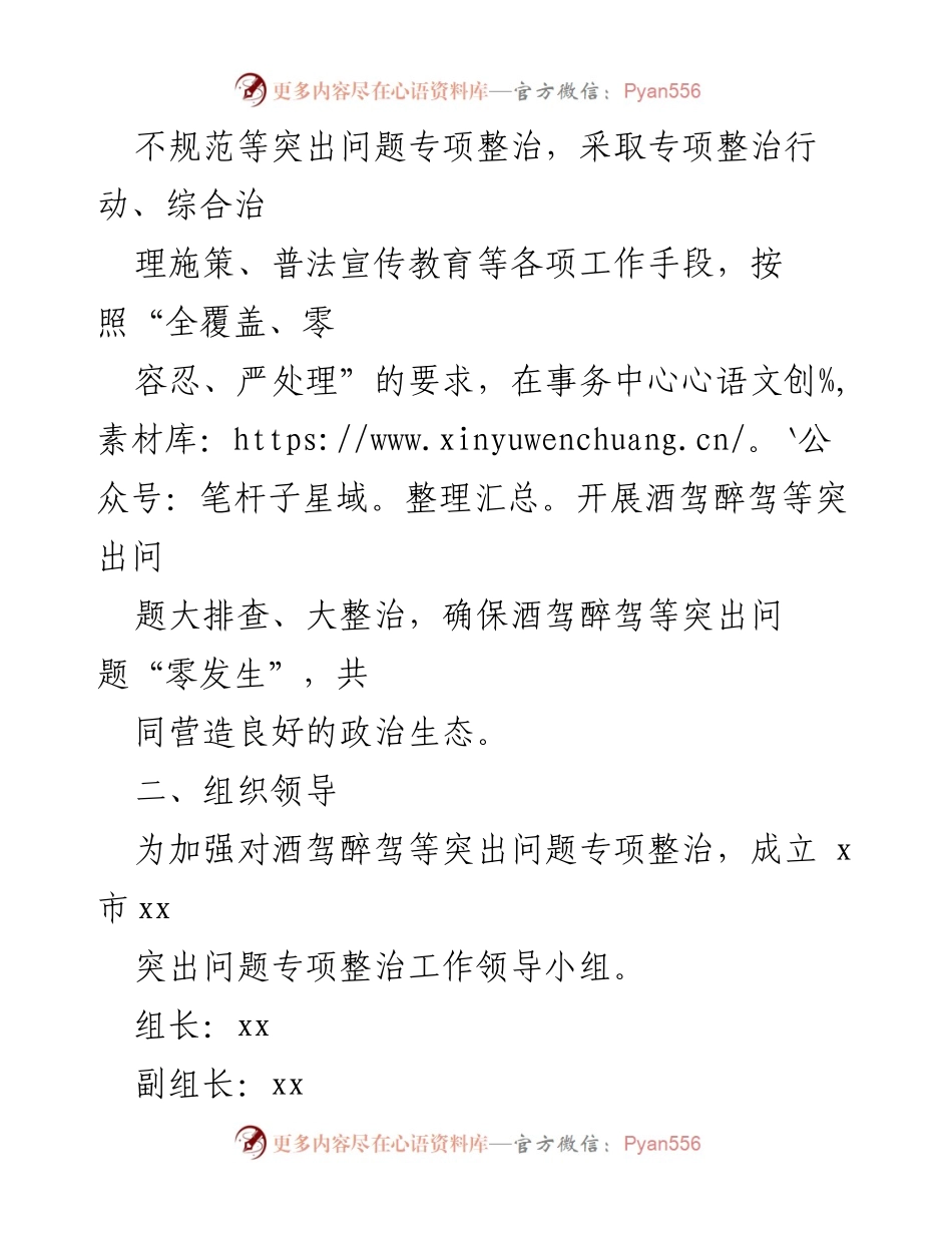 [工作方案] 酒驾醉驾专项整治 - 加强酒驾醉驾专项整治的实施方案.docx_第2页