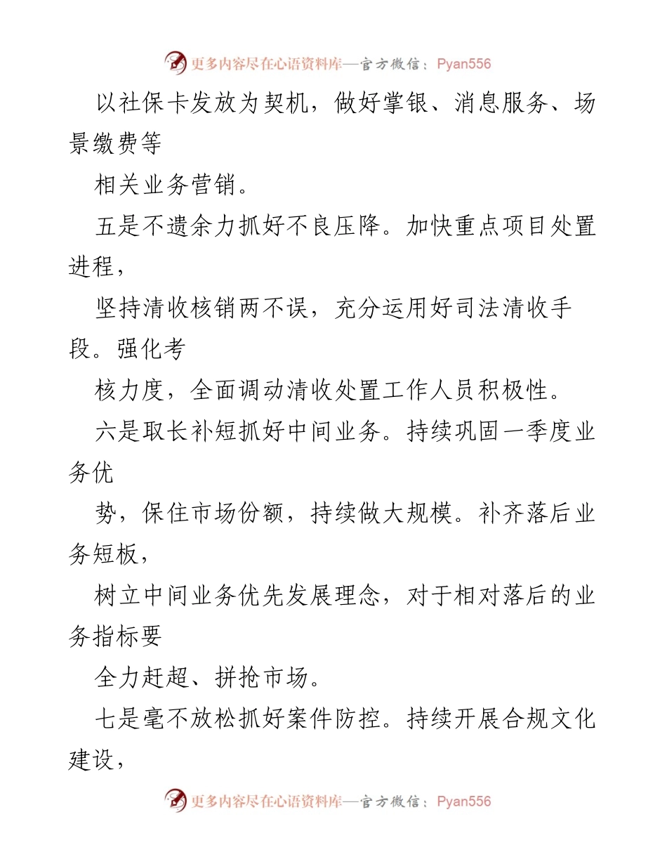 [工作汇报] 银行二级分行 - 全面推进金融服务与风险管理的工作汇报提纲.docx_第2页