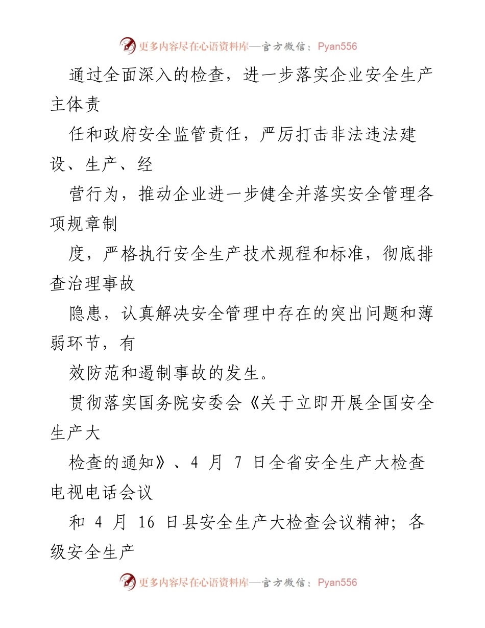 [工作方案] 安全生产大检查 - 安全生产大检查实施方案汇编.docx_第2页