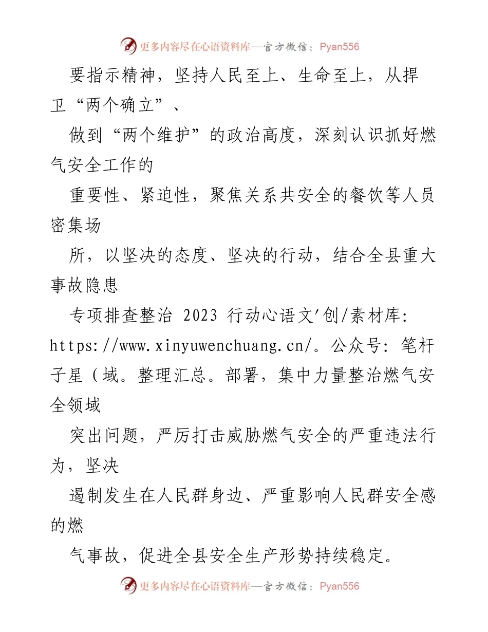 [工作方案] 安全整治 - 某县城镇燃气安全专项整治工作方案.docx_第2页
