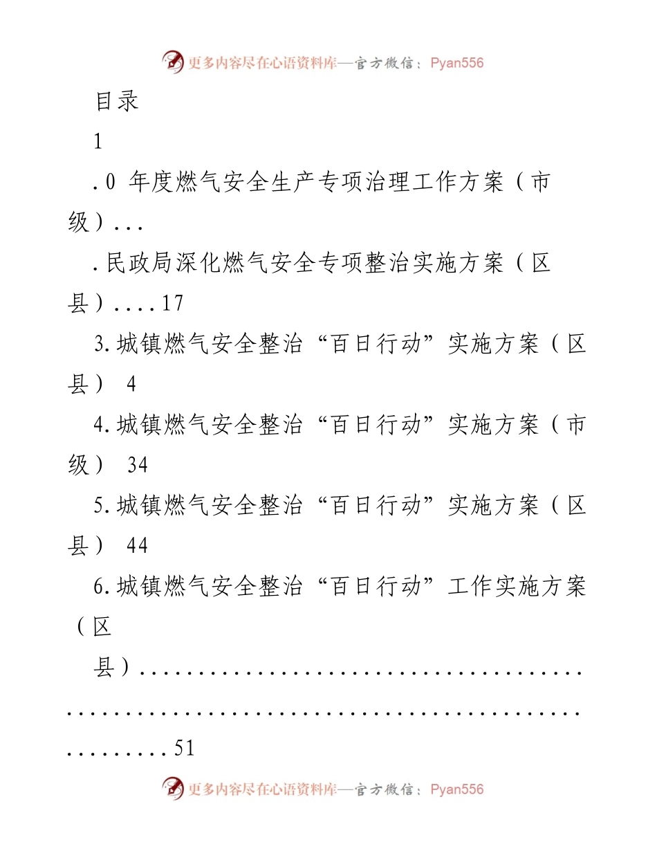[工作方案] 城镇燃气安全整治“百日行动”实施方案及年度专项治理工作计划.docx_第1页