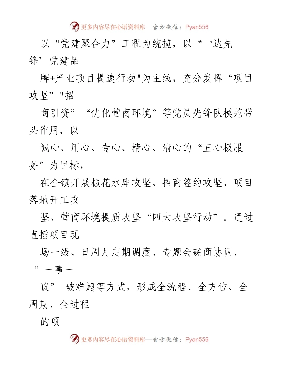 [工作方案] 镇政府 - 深入推进“项目建设提速年”与“营商环境提质年”的四大攻坚行动实施方案.docx_第2页