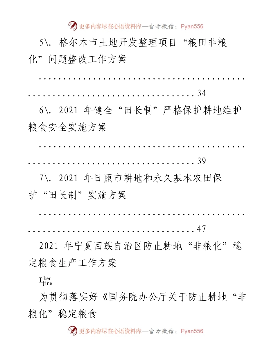 [工作方案] 粮食生产 - 2021年防止耕地“非粮化”工作方案汇编.docx_第2页
