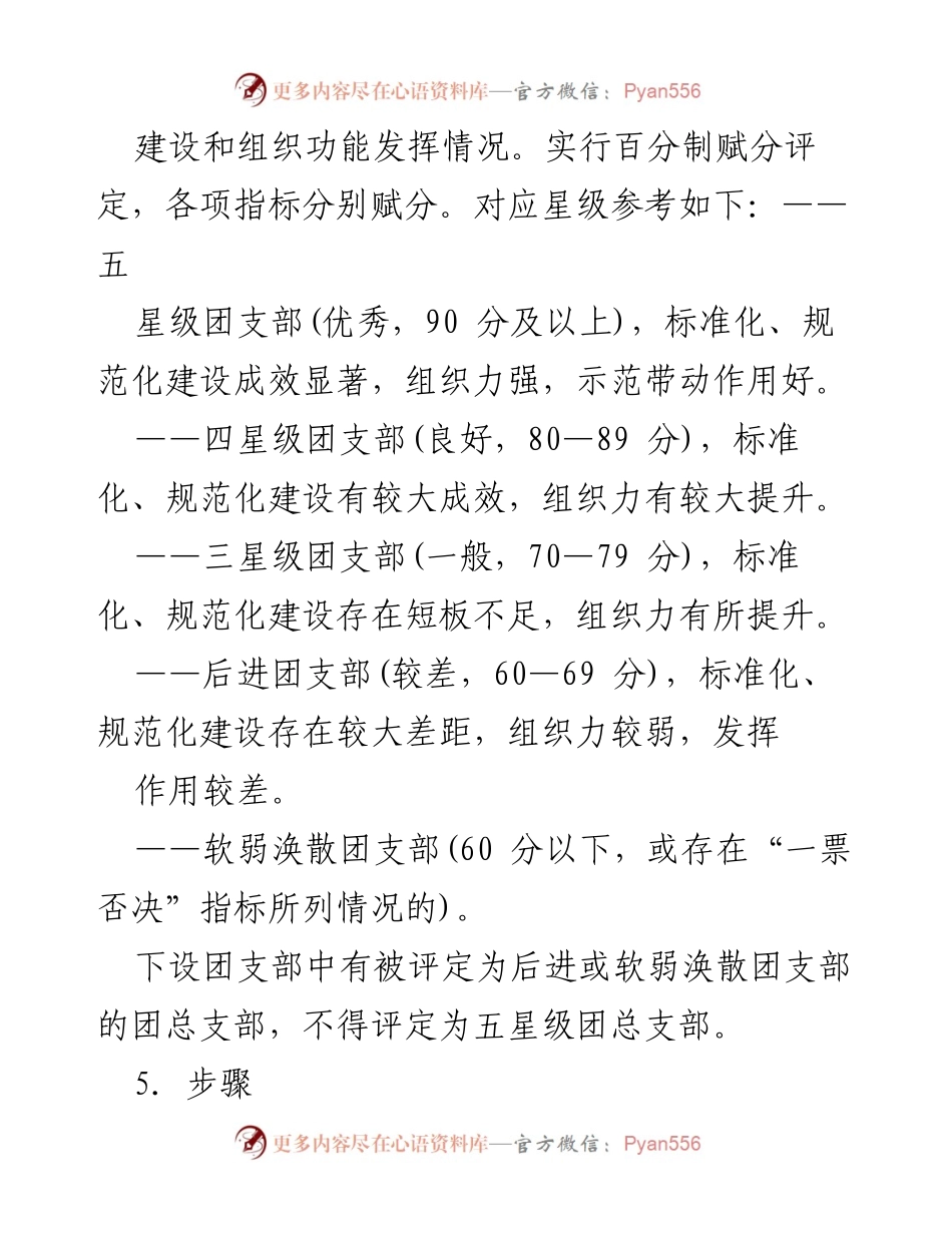 [工作指引] 团支部建设 - 团支部“对标定级”工作实施指引（2022年修订版）.docx_第2页