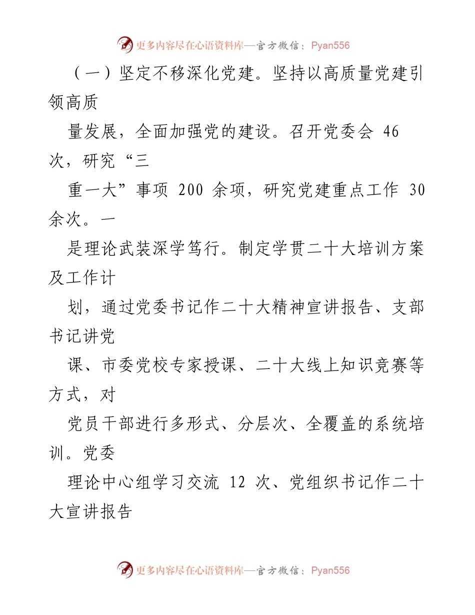 [工作报告] 年度董事会 - 2023年度集团工作总结与党建成效分析.docx_第2页