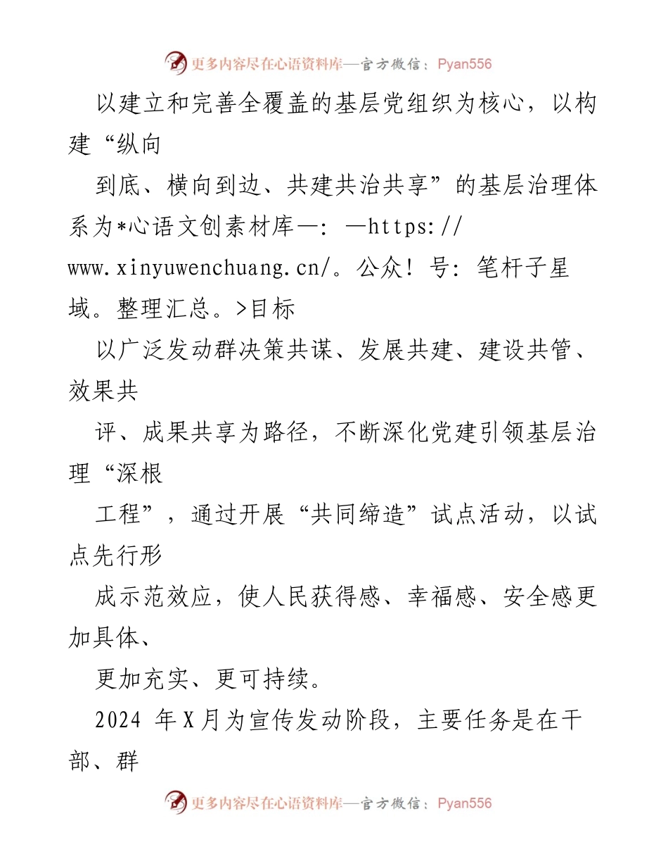 [工作方案] 社区活动 - 社区小区共同缔造活动试点工作方案.docx_第2页
