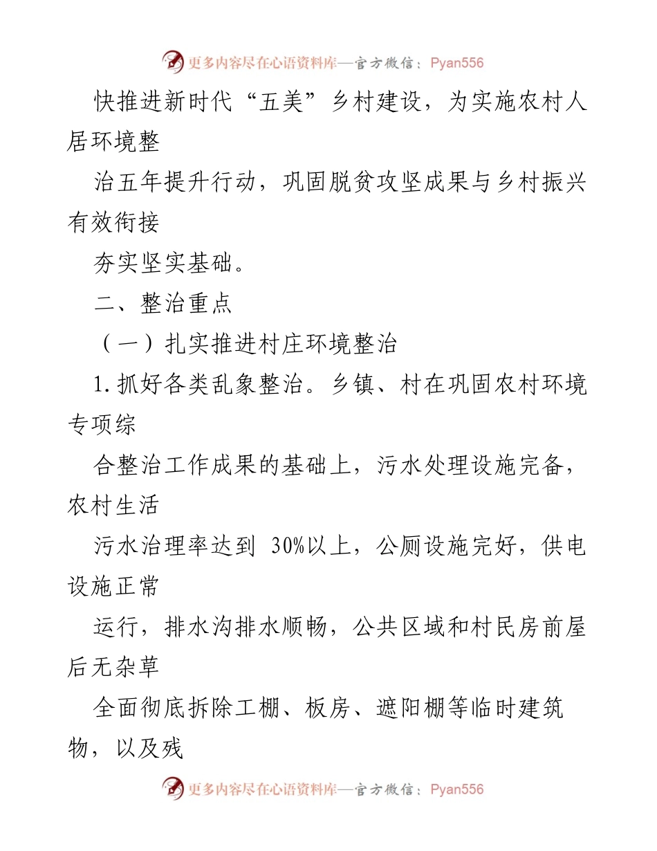 [工作方案] 农村人居环境整治 - 2022年农村人居环境整治工作方案.docx_第2页