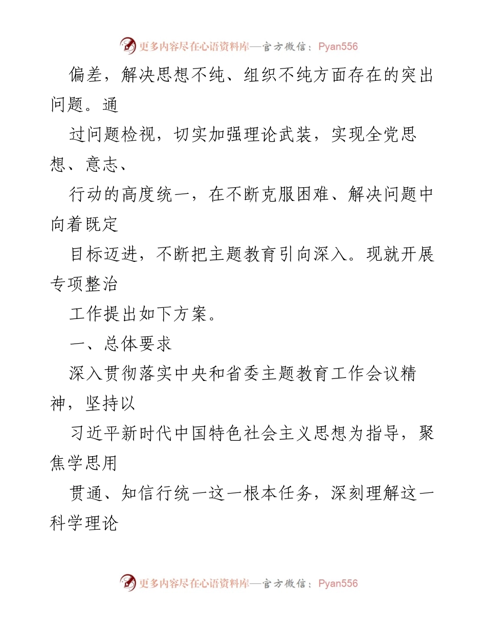 [工作方案] 主题教育 - 2023年专项整治工作方案实施细则.docx_第2页