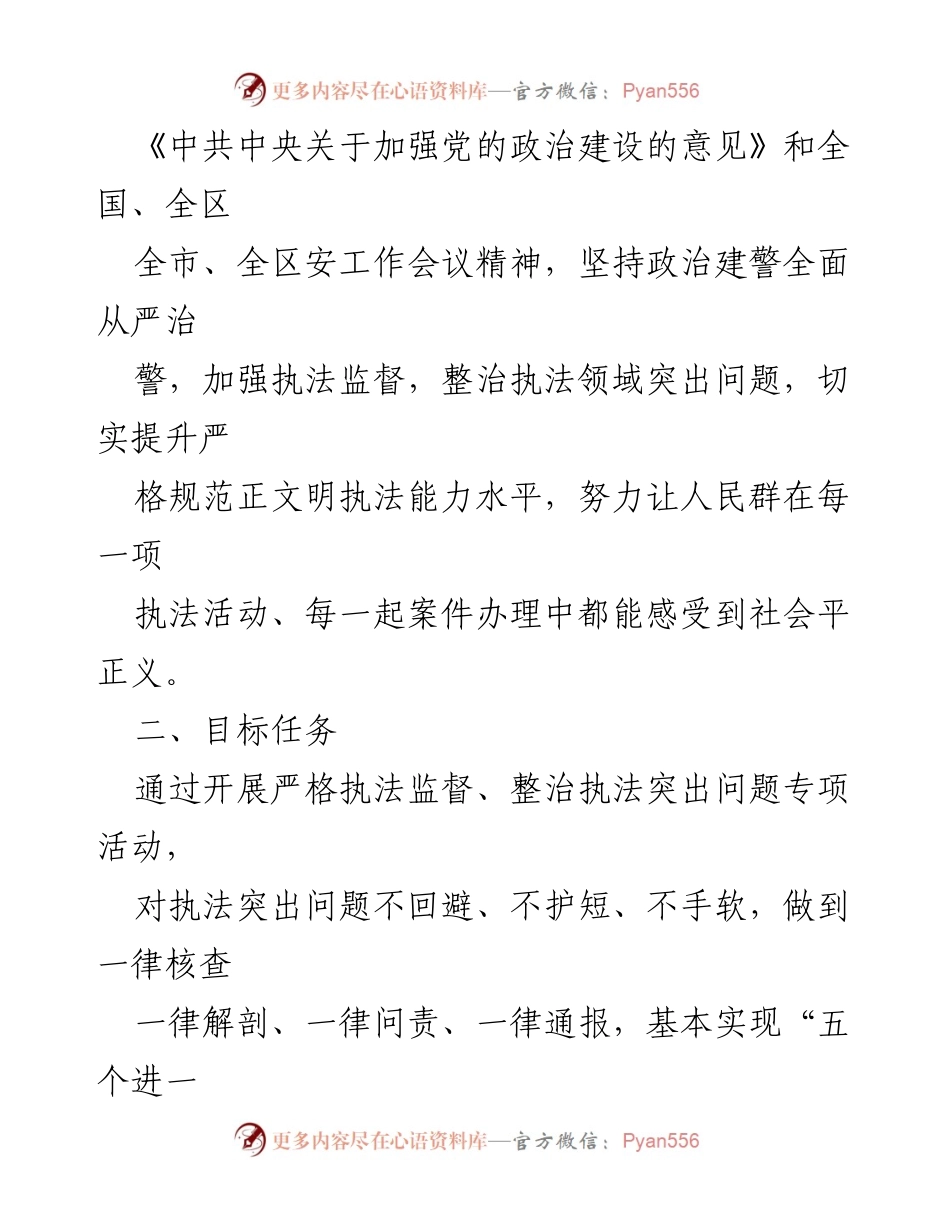 [工作方案] 教育整顿 - 加强执法监督，整治执法突出问题专项活动工作方案.docx_第2页