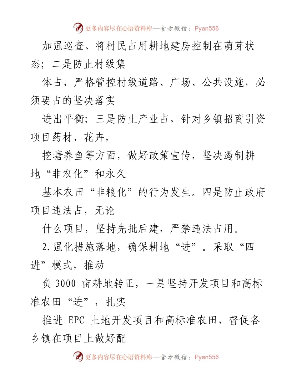 [工作计划] 自然资源局 - 2024年耕地保护与要素保障工作计划.docx_第2页