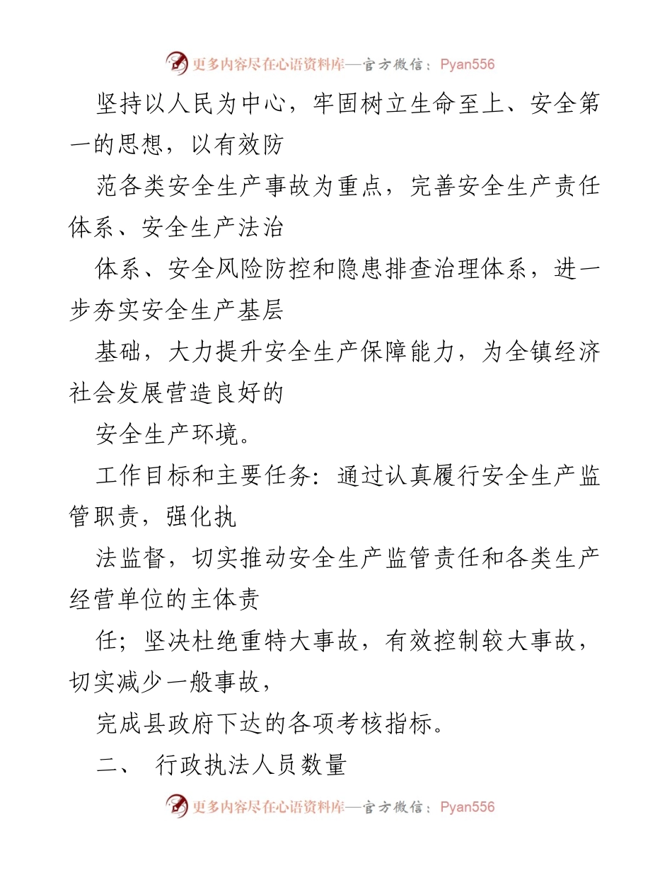 [工作计划] 镇人民政府 - 2023年度安全生产监管执法工作计划.docx_第2页