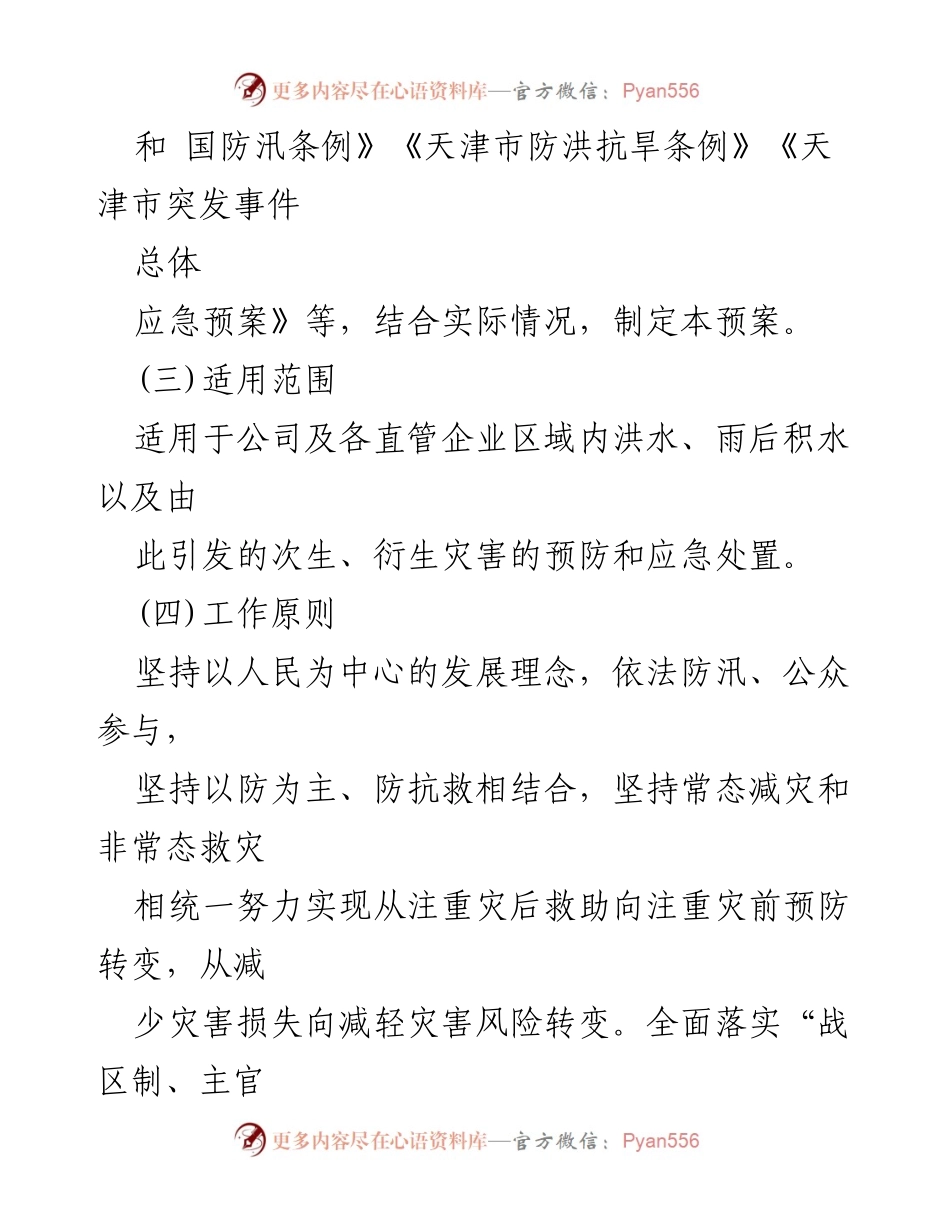 [应急预案] 防汛抢险 - 2024年公司防汛抢险应急预案.docx_第2页