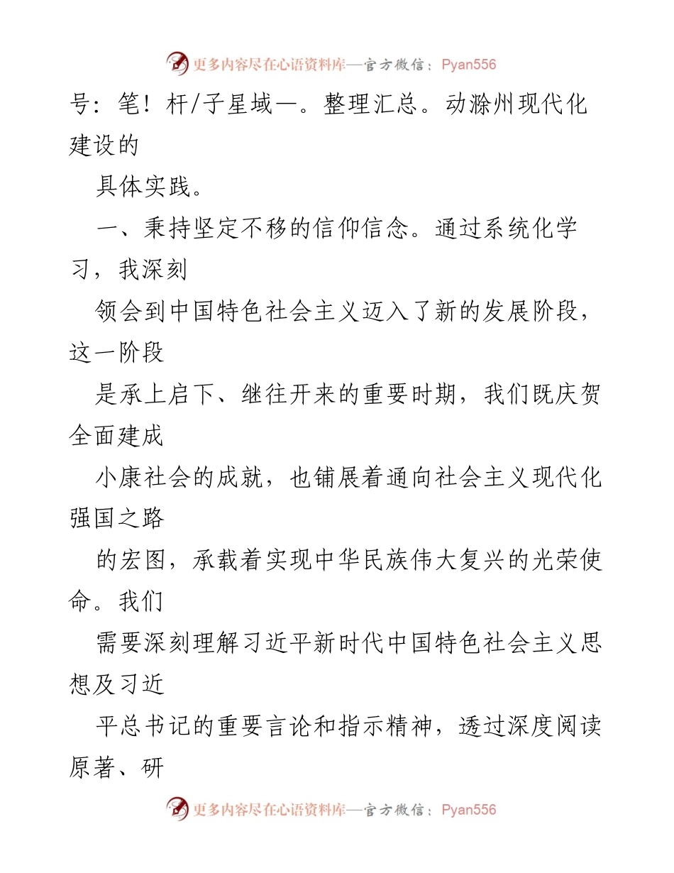 [心得体会] 主题教育 - 深化理解习近平新时代中国特色社会主义思想的实践探索.docx_第2页