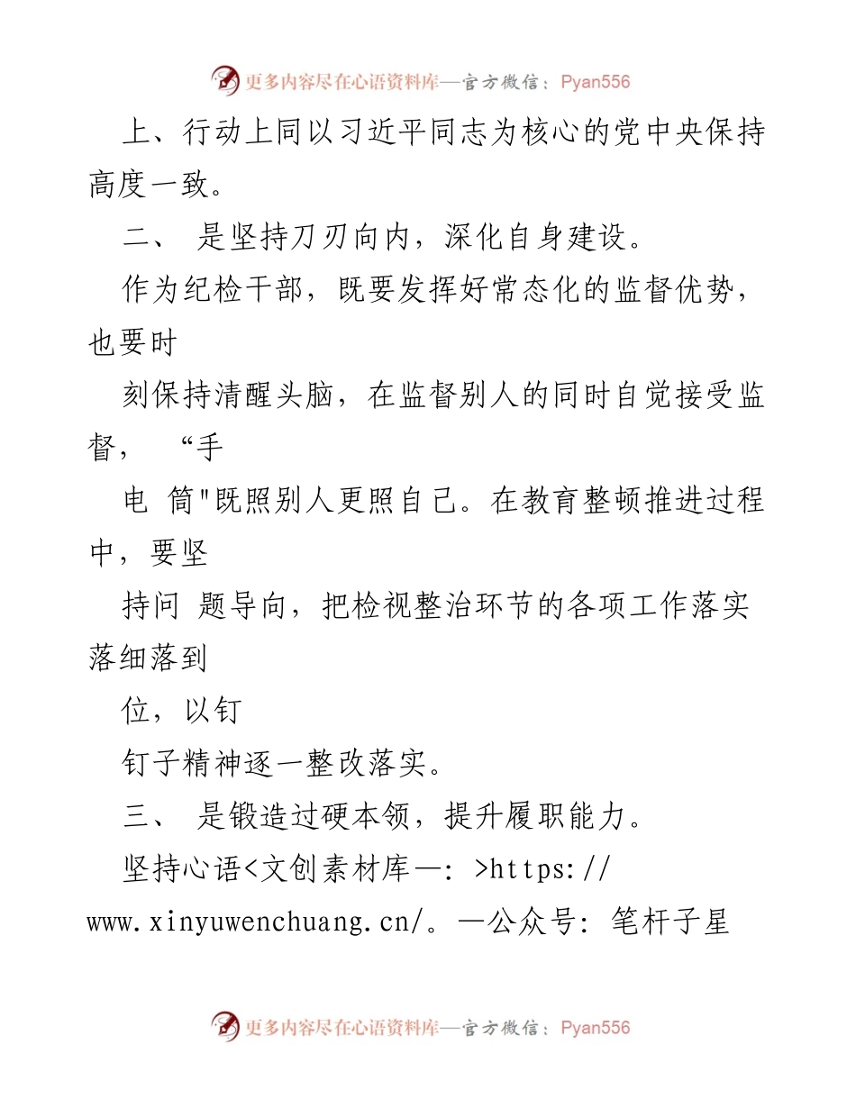 [心得体会] 纪检干部教育整顿 - 深化纪检干部教育整顿的重要性与实践路径.docx_第2页