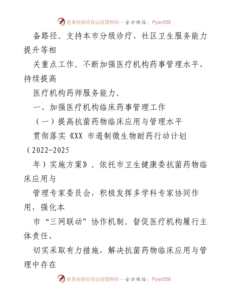 [工作要点] 药政管理会议 - 2024年XX市药政管理工作要点与实施策略.docx_第2页