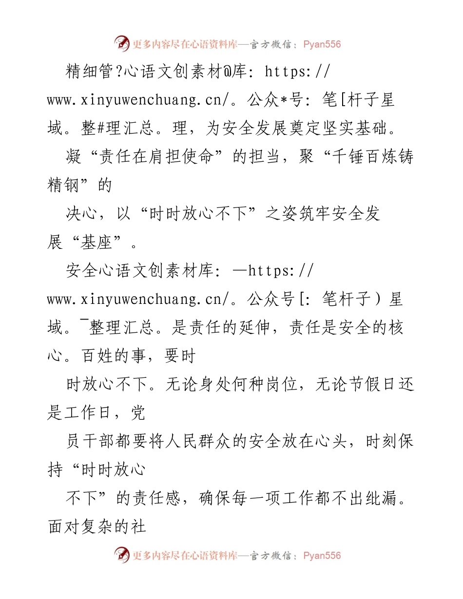 [微党课] 党员干部培训 - 增强责任感，筑牢安全发展基座.docx_第2页
