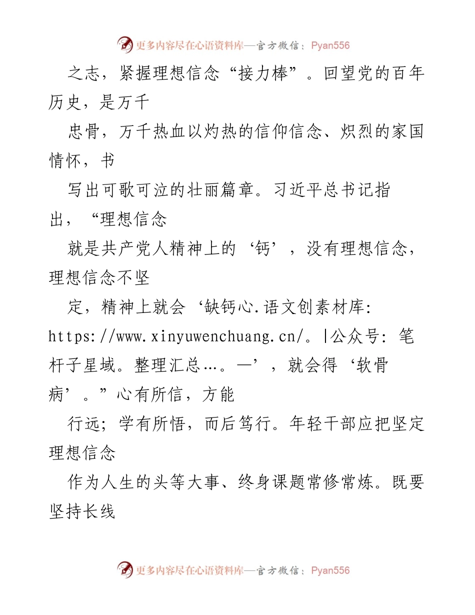 [心得体会] 青年干部培训班 - 青年干部的使命与担当.docx_第2页