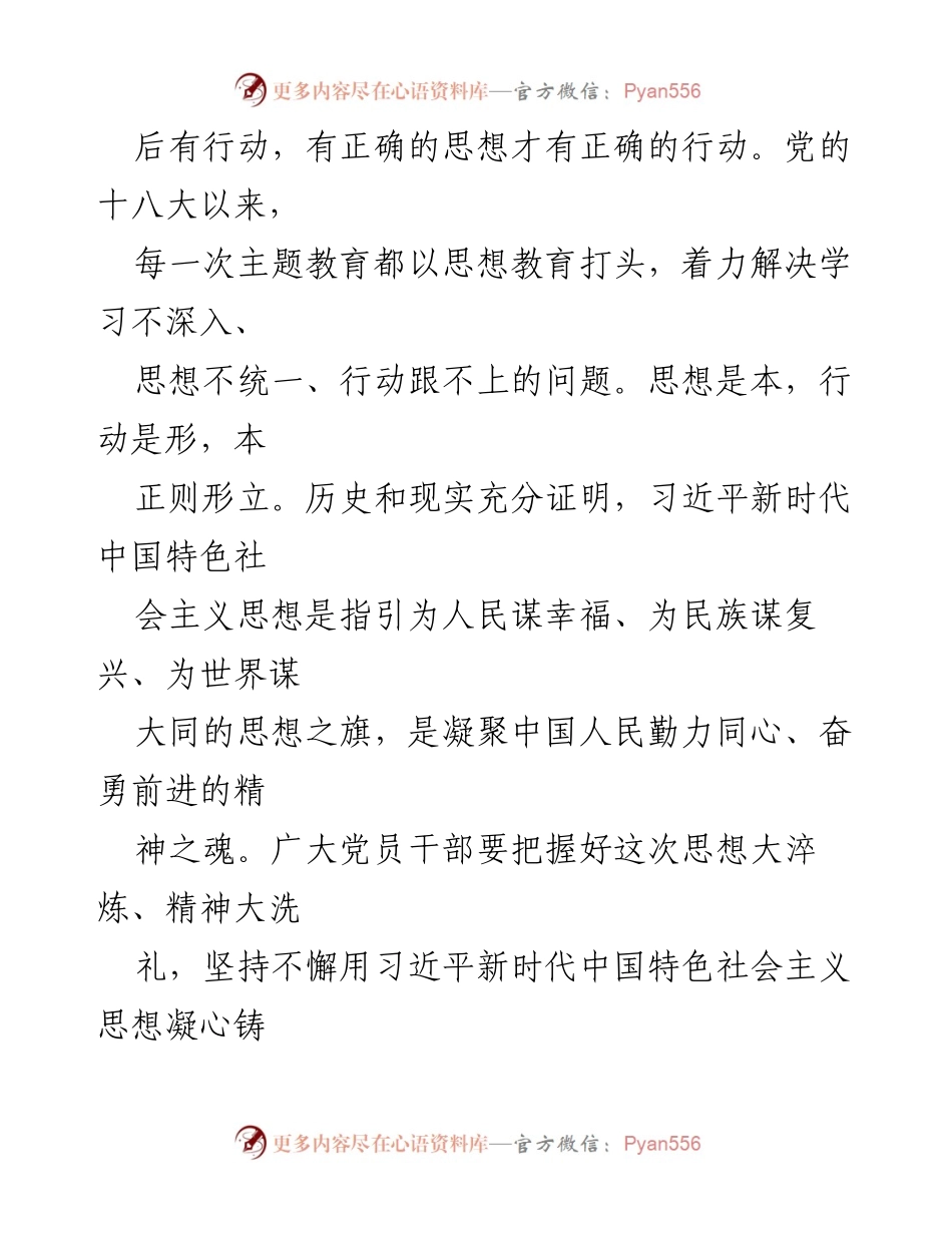 [心得体会] 主题教育 - 深入推进主题教育的实效与意义.docx_第2页