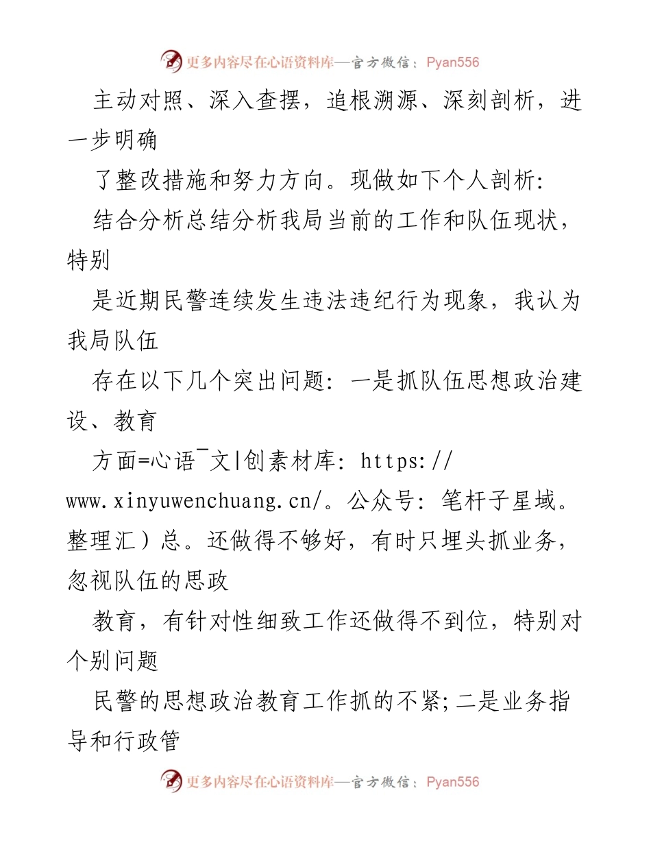 [心得体会] 政法队伍教育整顿 - 深入剖析政法队伍建设与纪律作风提升措施.docx_第2页