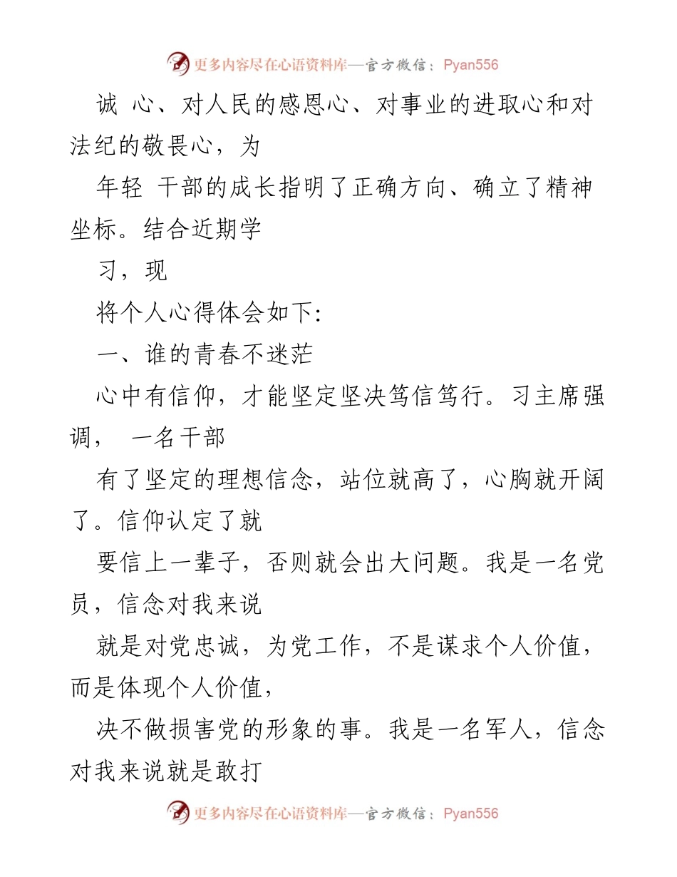 [心得体会] 主题教育 - 坚定信念，勇担使命：我的主题教育心得.docx_第2页