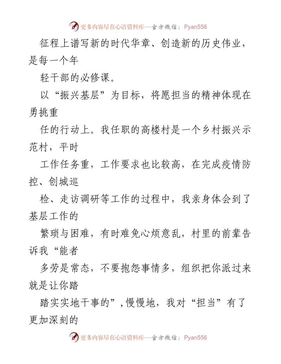 [征文] 青年干部 - 学习两会精神，践行青年担当的时代使命.docx_第2页