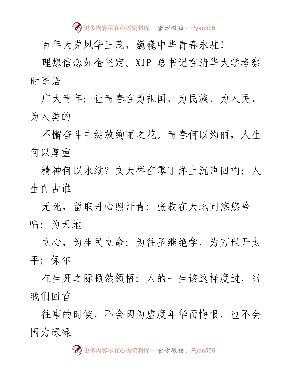 [心得体会] 基层干部 - 弘扬“五四”精神，争做新时代青年.docx_第2页