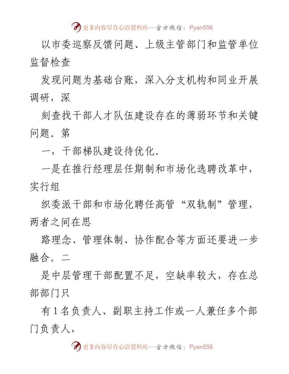 [总结报告] 国有企业人才队伍建设 - 国有企业人才队伍建设现状及优化建议.docx_第2页