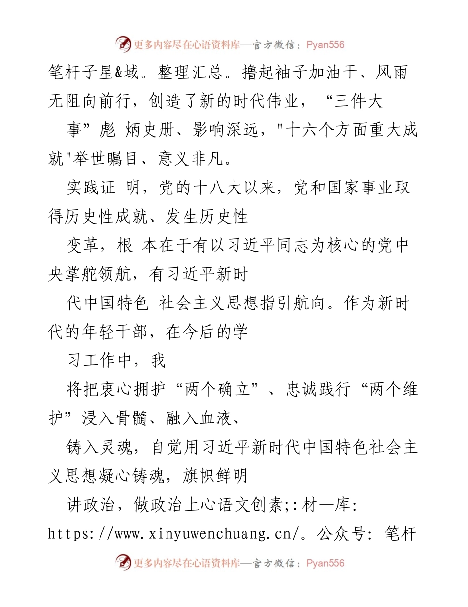 [心得体会] 学习交流 - 深化理论学习，提升政治素养与担当意识.docx_第2页