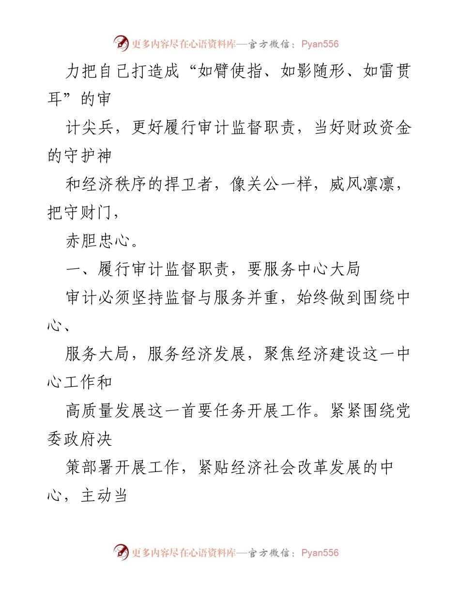 [心得体会] 全国审计工作会议 - 深入学习贯彻全国审计工作会议精神的体会与实践.docx_第2页